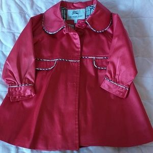 Burberry girl's jacket 2 to 4 yrs old